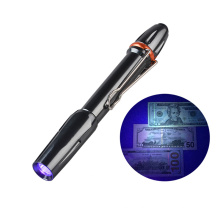 Pocket Taschenlampe 365nm 3W LED Ultraviolette Lampe UV Black Light Pen Torch
